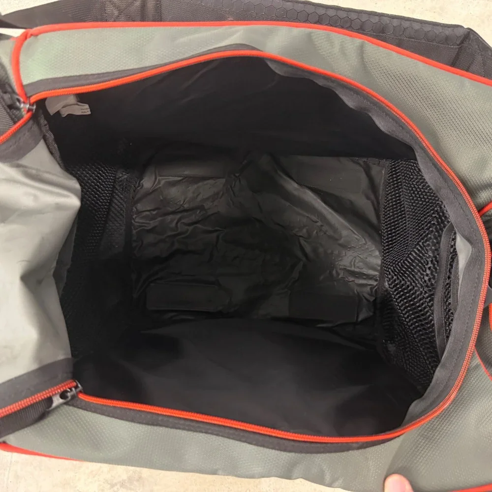 Fox Racing Honda Gear Bag Unisex Large Grey Black Good Motocross Duffel Luggage